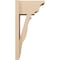 Ekena Millwork 7 1/2-in W x 12-in D x 24-in H Funston Trad Rough Cedar Woodgrain TimberThane Outlooker, Primed Tan OUTUR075X12X24FST04RCPR - alternate 6